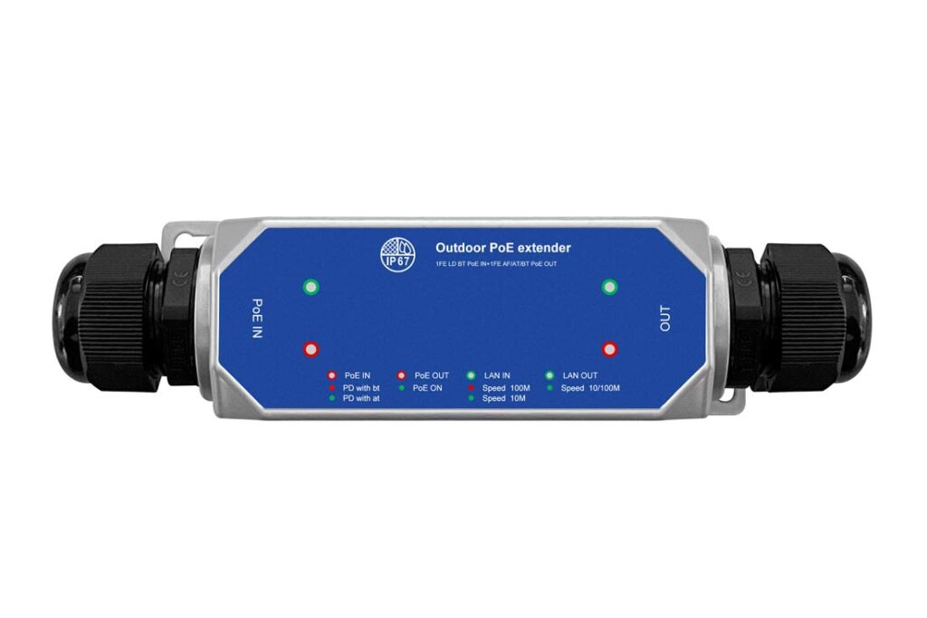 מגדיל טווח PoE 1 ל-1 חיצוני IP67 SIVIM