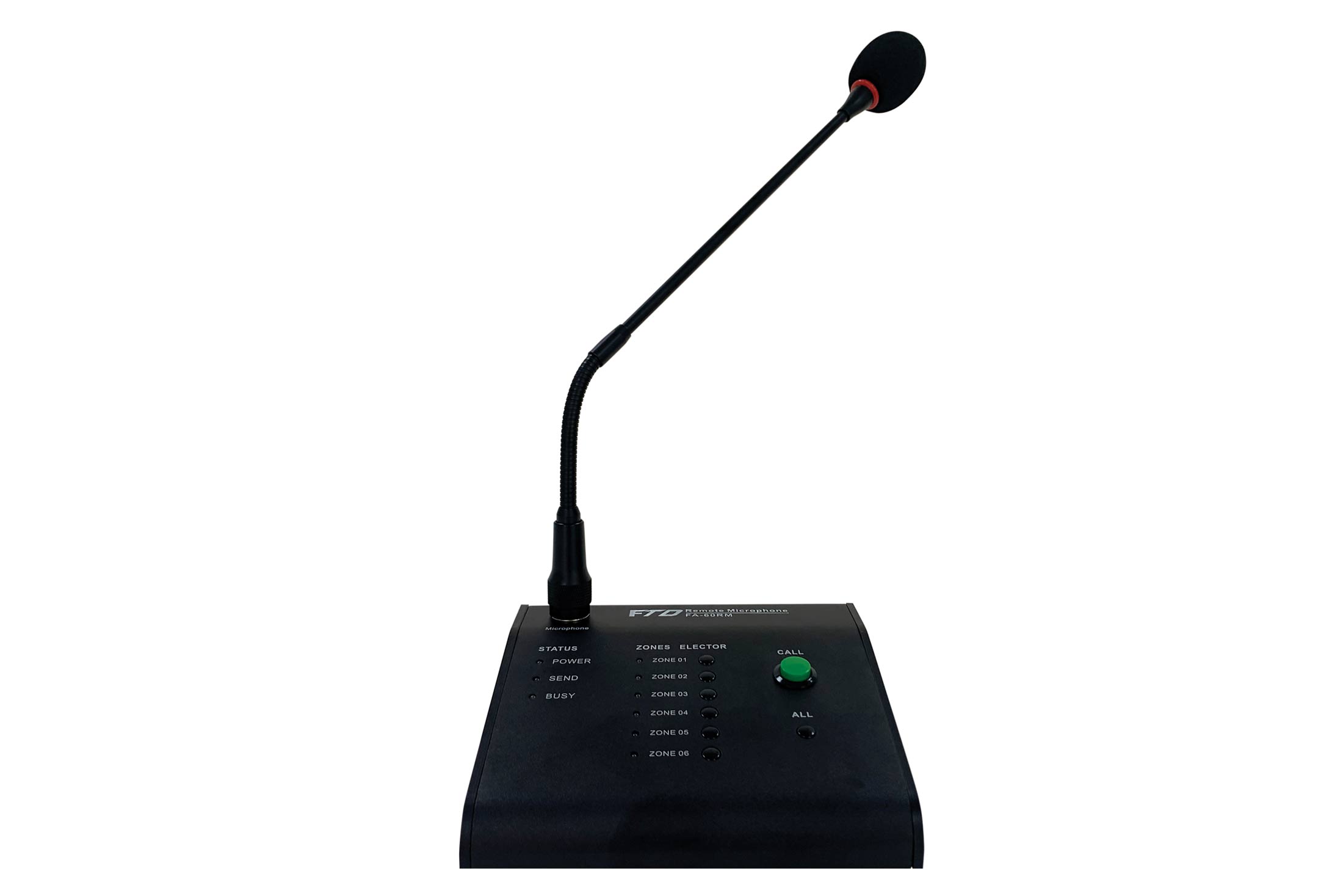 מיקרופון 6 אזורים PoE עבור מגבר 31000G דגם 16689