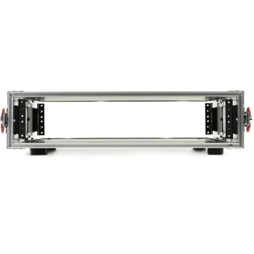 2u rack flight case wood aluminum