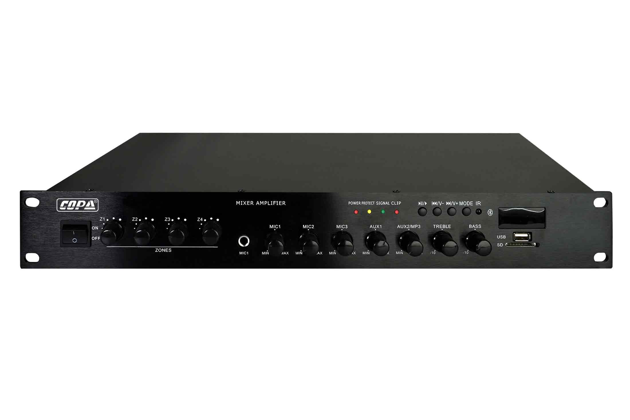 מגבר מיקסר 100-500W עם 4 אזורים דגם 31000D