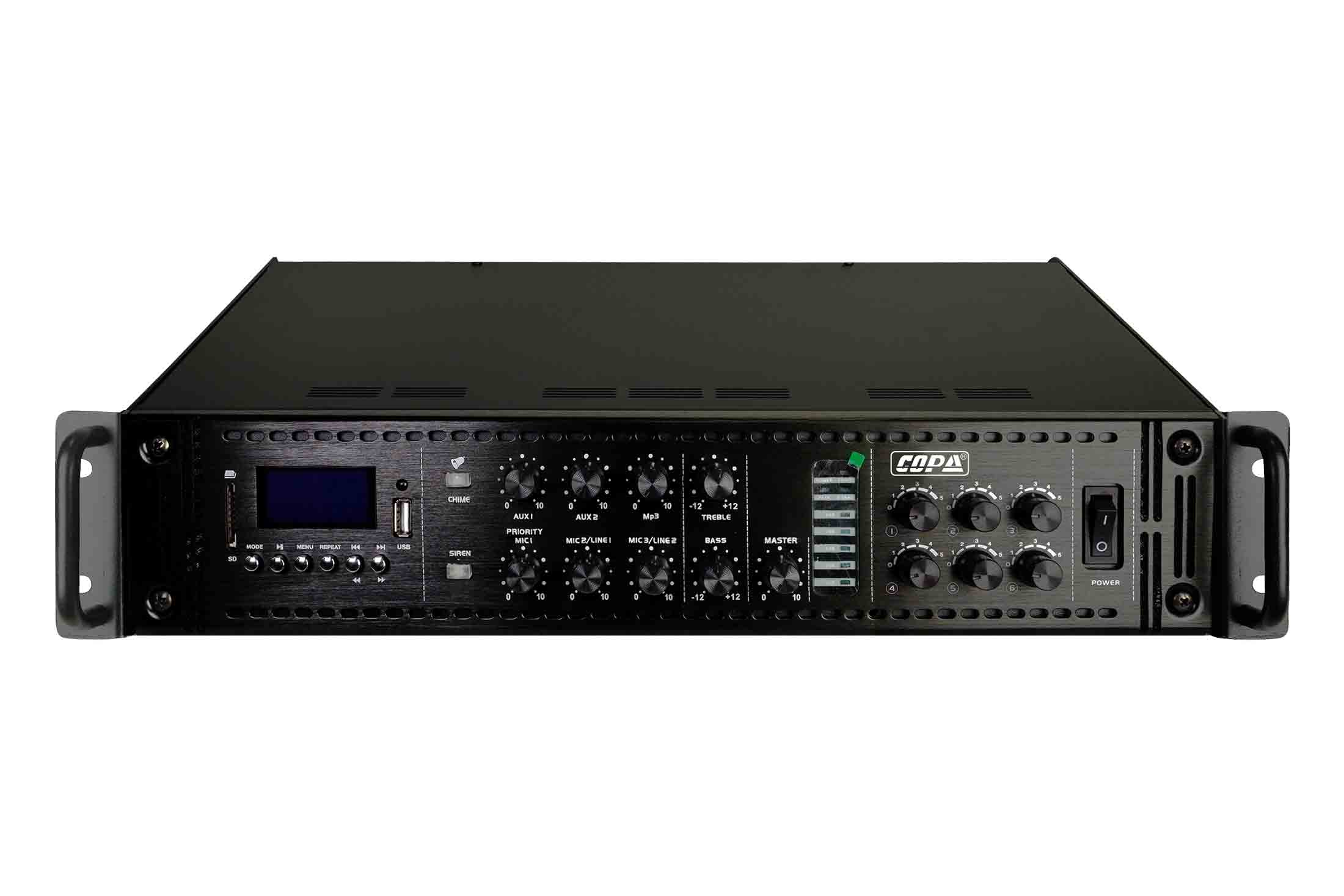 מגבר מיקסר 120-500W עם 6 אזורים דגם 31000M