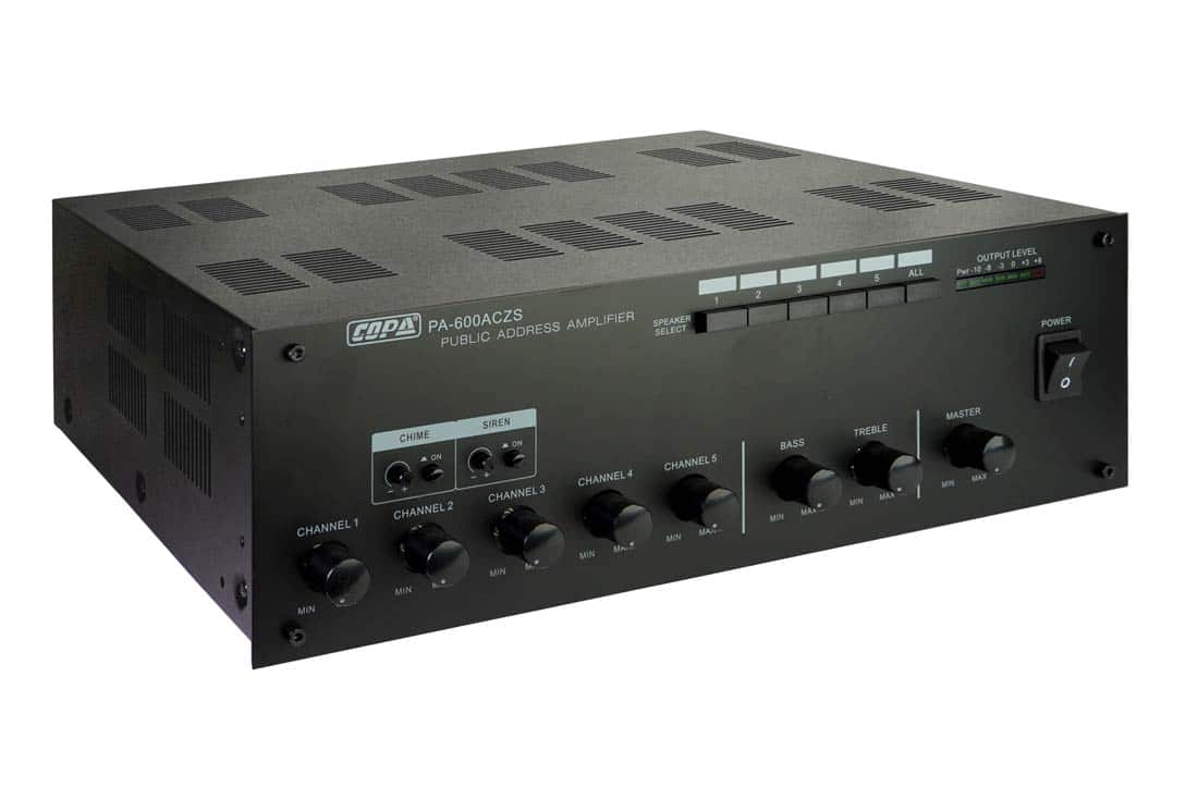 מגבר מיקסר 400/600W כולל 5 אזורים דגם 31000O