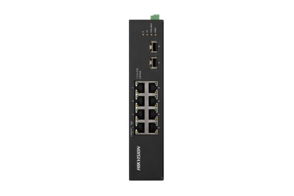 סוויצ' 8+2 PoE 1G תעשייתי בהספק 110W תואם לפס דין