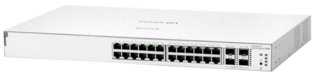 HPE Networking Instant On Switch 24p Gigabit CL4 PoE 4p SFP+ 195W 1930