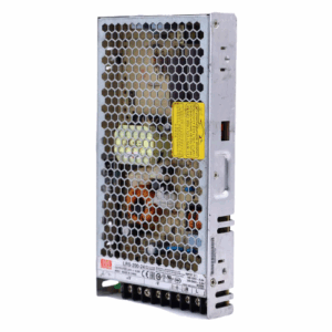 ספק כוח תעשייתי תוצרת MeanWell יציאת מתח 24VDC זרם 8.8A דגם LRS-200-24