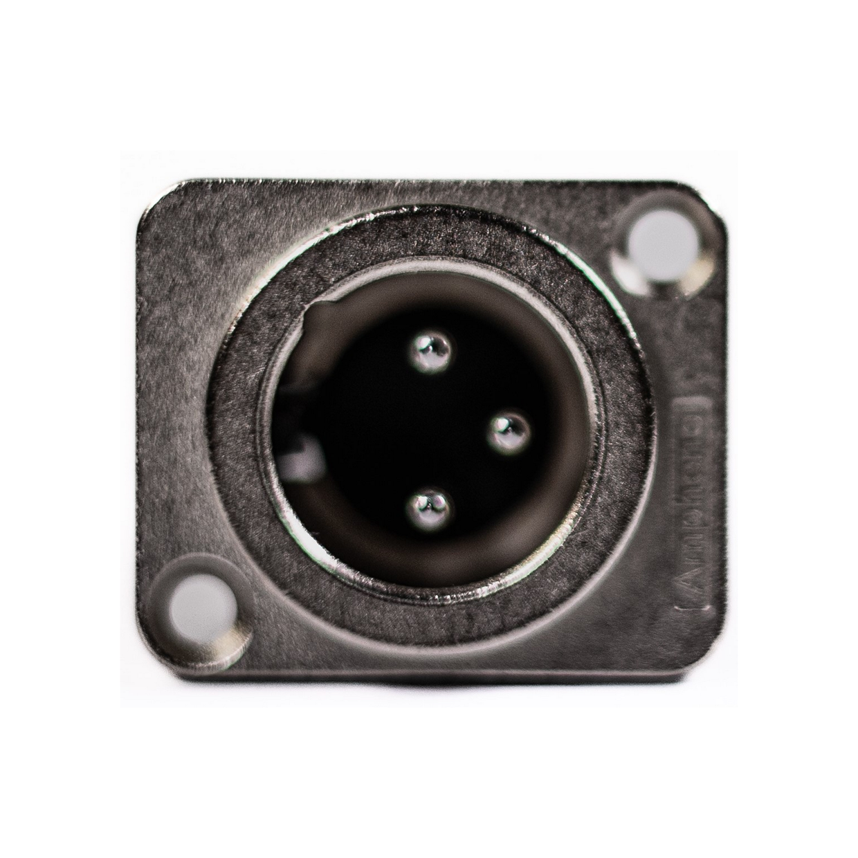 מחבר XLR זכר לפנל מבית AMPHENOL דגם AC3MMDZ