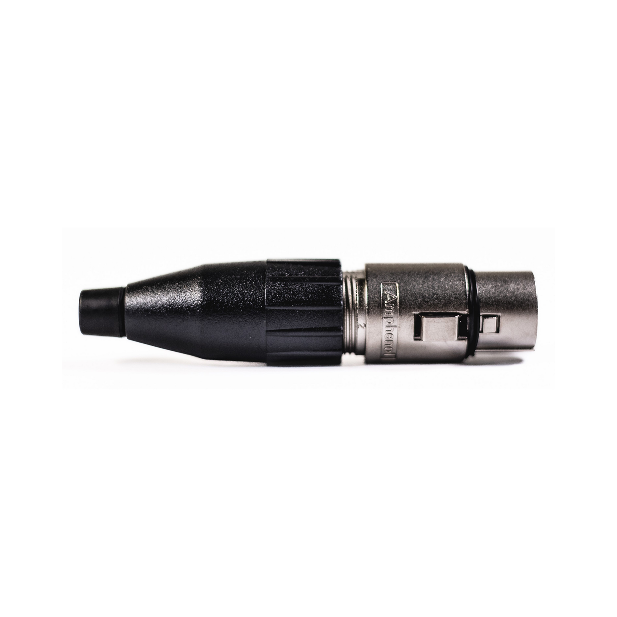 מחבר XLR 5 לכבל נקבה גימור ניקל מבית AMPHENOL דגם AC5FJ