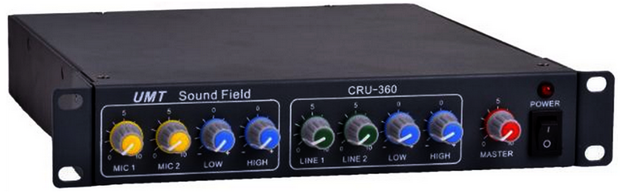 מגבר דיגיטאלי להתקנות קל משקל בהספק 360W דגם CRU360 מבית UMT