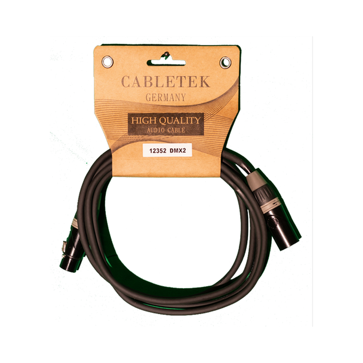כבל XLR DMX באורך 2 מטר דגם DMX2