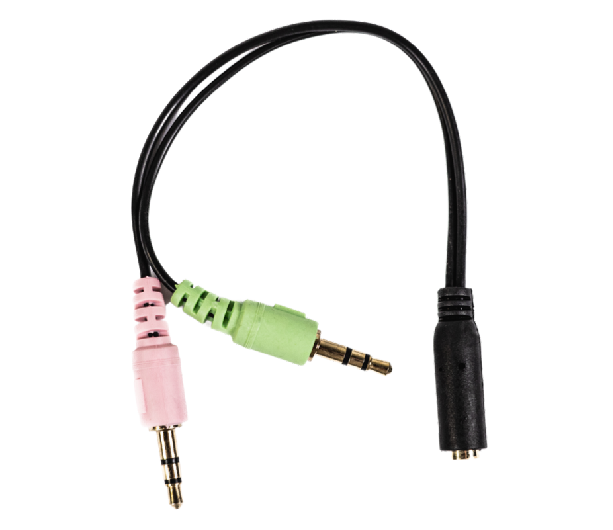 כבל נקבה PL3.5mm 4 מגעים ל 2 PL 3.5mm , דגם FPL3.5-2PL3.5