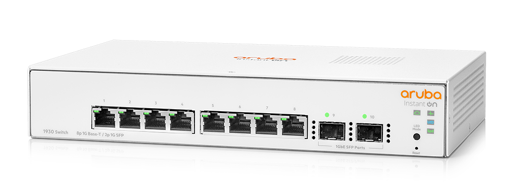 מתג רשת מנוהל 8 יציאות ו-2 SFP דגם JL680A