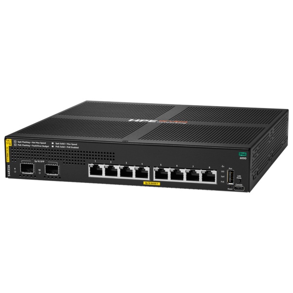 מתג רשת מנוהל 8 יציאות עם PoE+ 67W ו-2 SFP דגם S4R23A