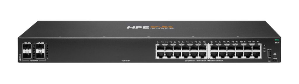 מתג רשת מנוהל 24 יציאות ו-4 SFP+ דגם JL678A