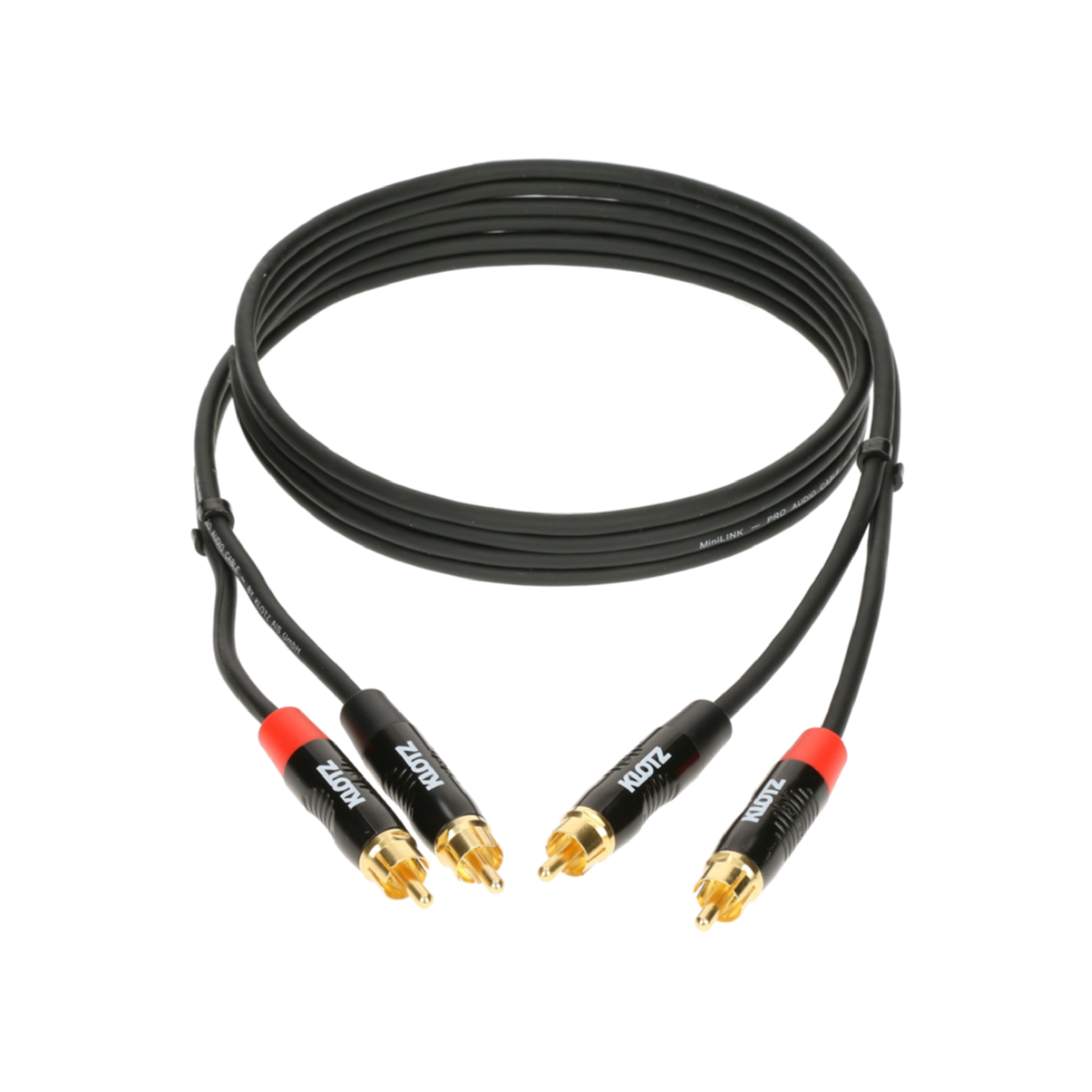 כבל 2xRCA-2xRCA מקצועי, באורך 3 מ`, דגם KT-CC300