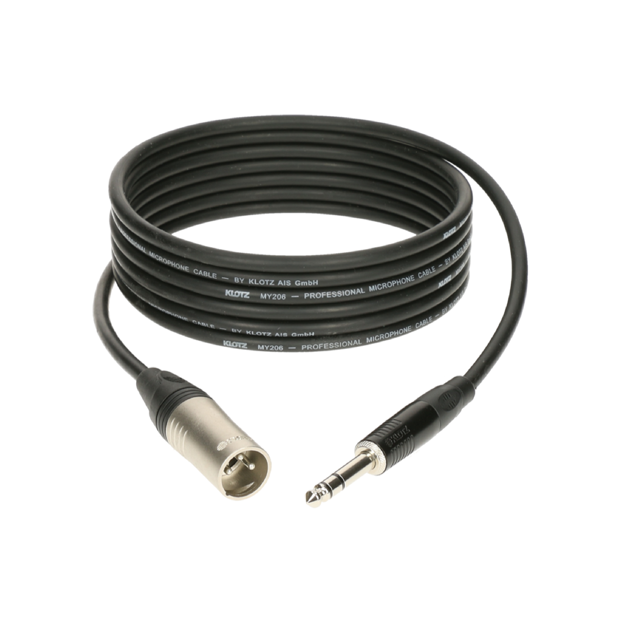 כבל PLS - XLR זכר מקצועי, באורך 3 מ', דגם M1MS1K0300