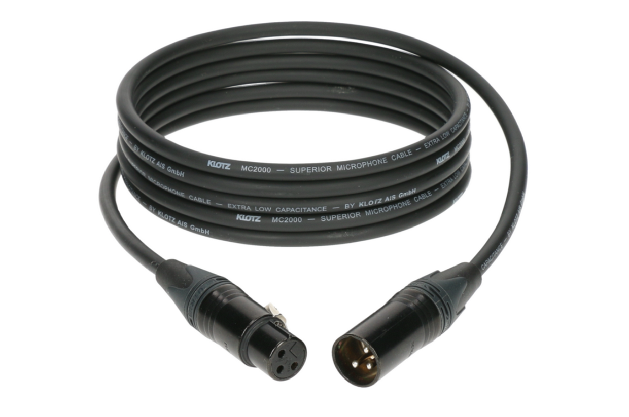 כבל מיקרופון XLR-XLR באורך 5 מ', דגם M2FM1-0500