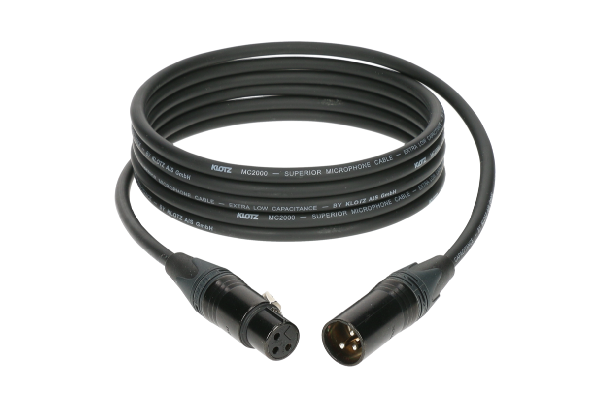 כבל מיקרופון XLR-XLR מחברים דגם NEUTRIK, באורך 7.5 מ',דגם M2FM1-0750