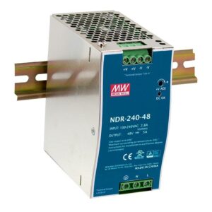ספק כוח תעשייתי מוקשח - מתאים להתקנה על פס דין DC48V