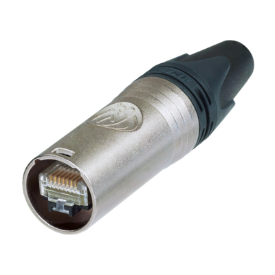 מחבר כבל Neutrik etherCON CAT6A זכר להרכבה עצמית דגם NE8MX6-T