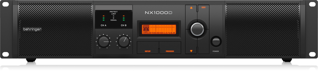 מגבר דיגיטאלי קל משקל בהספק 1000W +DSP דגם NX1000D מבית BEHRINGER