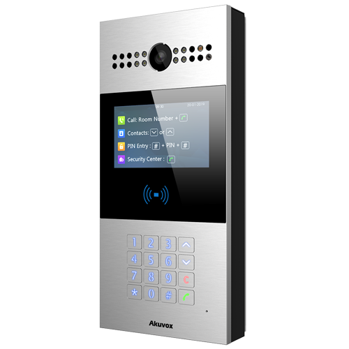 אינטרקום IP לבניין כולל מסך 4.3 אינץ Mega 280