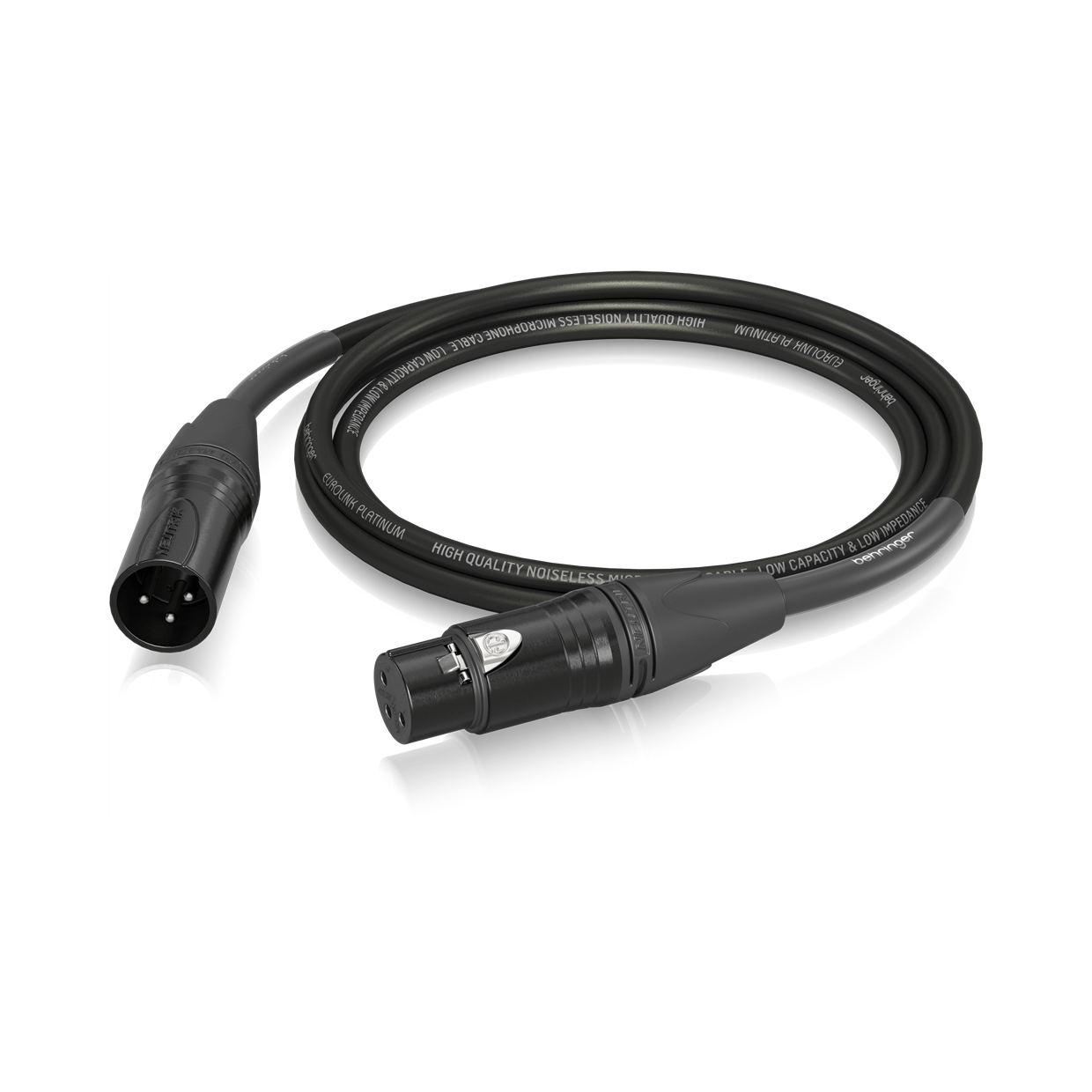 כבל סאונד למיקרופון עם מחברי NEUTRICK ברמת PLATINUM מאוזן 1.5 מטר דגם PMC-150