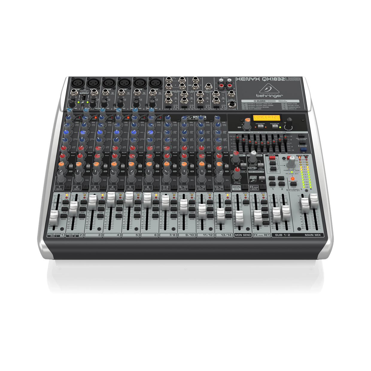 מיקסר אנלוגי 18 ערוצים + USB דגם QX1832USB מבית BEHRINGER