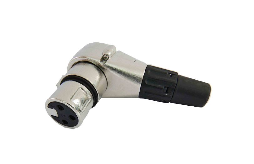 מחבר XLR כבל נקבה 3 פין זוויתי XFC3A