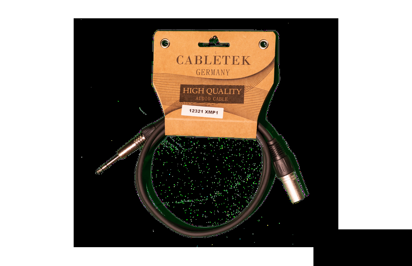 כבל XLR ל PL באורך 1 מטר דגם XMP1