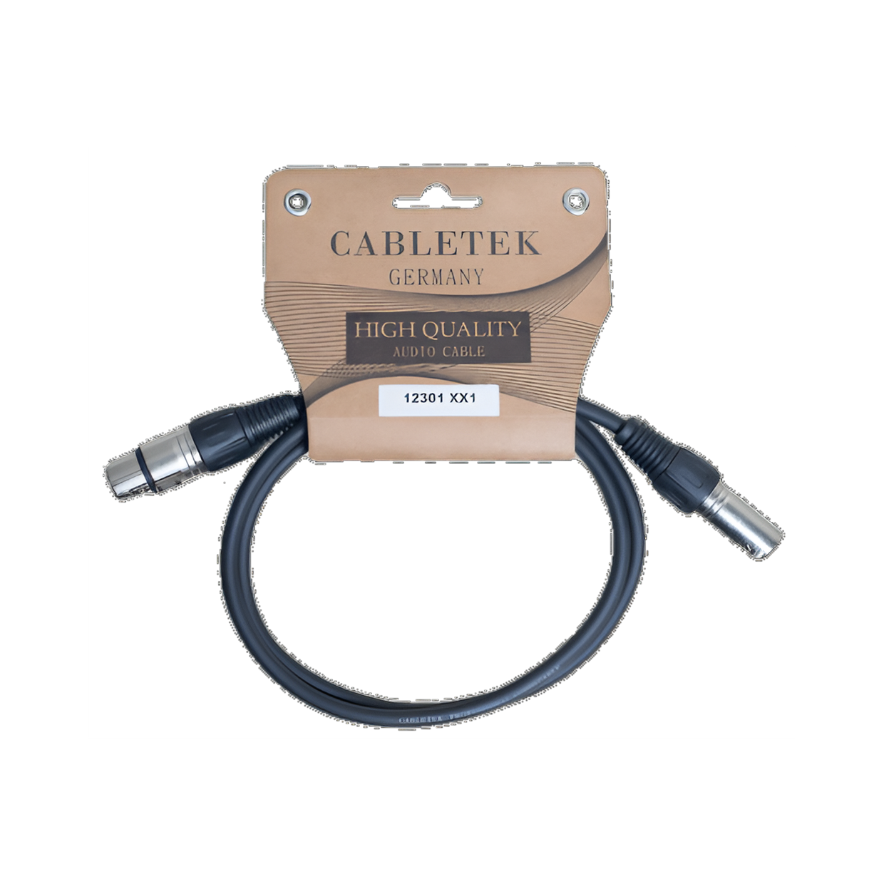 כבל XLR זכר לנקבה באורך 1 מ`