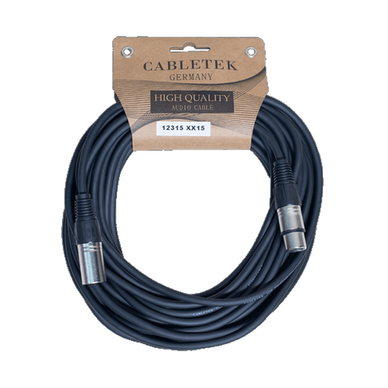 כבל XLR באורך 15 מטר דגם XX15