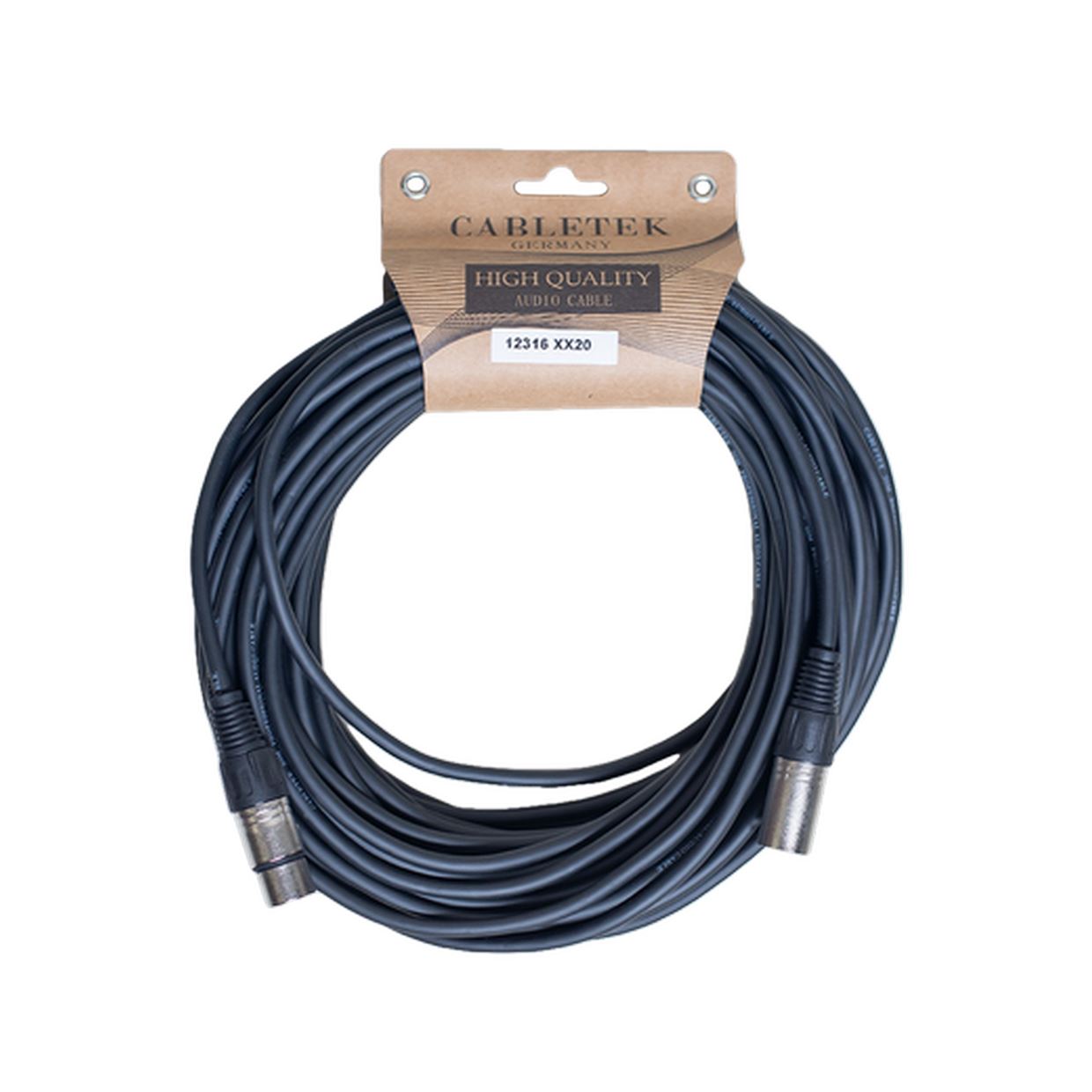 כבל XLR באורך 20 מטר דגם XX20